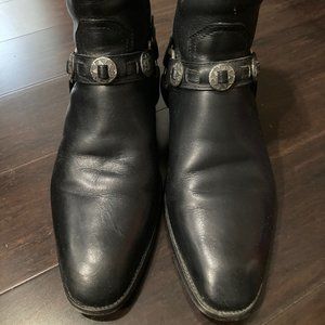 Saint Laurent Wyatt 40 Harness Boots